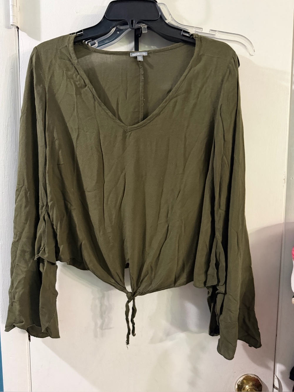 Charlotte Russe XS Bell Sleeve Blouse